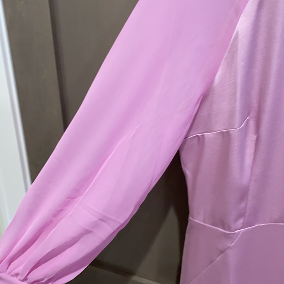 Foxiedox Revolve Orchid Front Slit Halter Neck Midi Dress Size XL NWT - Picture 12 of 13